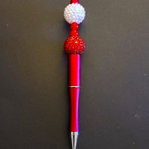 Custom made beaded pen